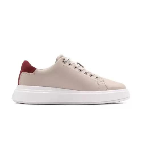 Pantofi sport Calvin Klein CUPSOLE LACE UP - SUEDEBT