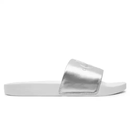 Papuci Calvin Klein SLIDE NY PEARL