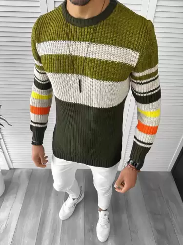 Pulover barbati gros slim fit ZR T3576 110-3.3