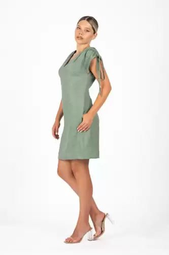 Rochie casual din vascoza cu buzunare