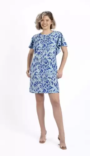 Rochie casual eleganta din vascoza