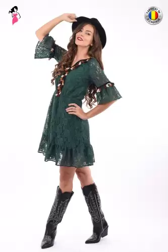 Rochie LaDonna eleganta clos cu broderie