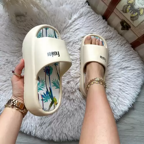 Saboti Papuci dama Crem XF34