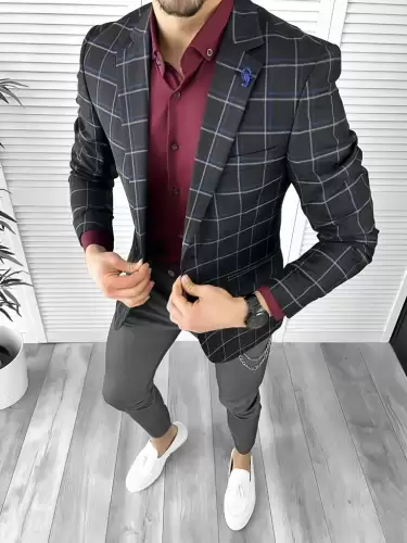 Sacou barbati slim fit 028 O3-5.1