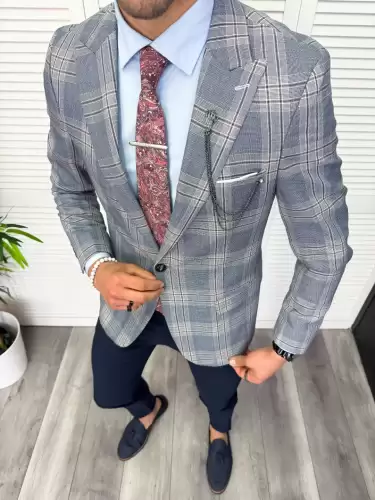 Sacou barbati slim fit 11879 S1-3