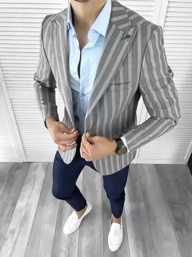 Sacou barbati slim fit 57401 Y7-2.3