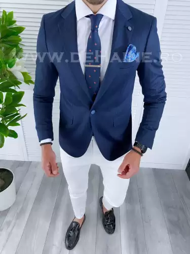 Sacou barbati slim fit A5006 75-1