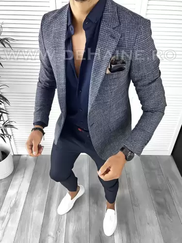 Sacou barbati slim fit B4248 P18-3.1
