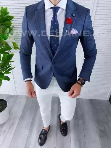 Sacou barbati slim fit B4251  P18-6.1