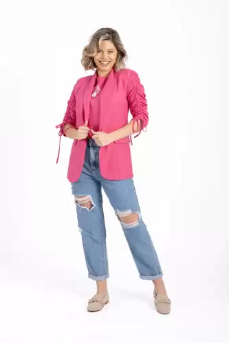 Sacou casual din vascoza