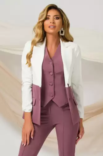 Sacou Pretty Girl office in doua culori