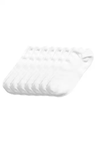 Set 3 sosete albe Bumbac