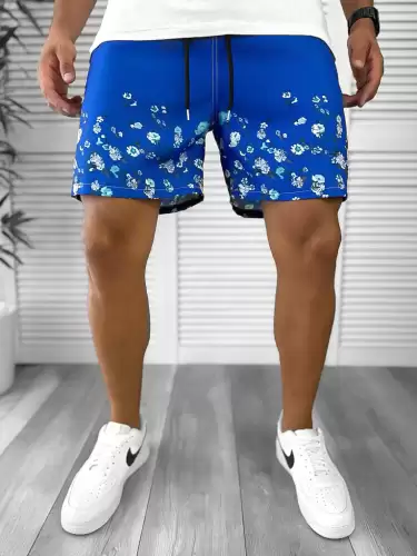 Sort de baie casual albastru 12723 D2-1.1