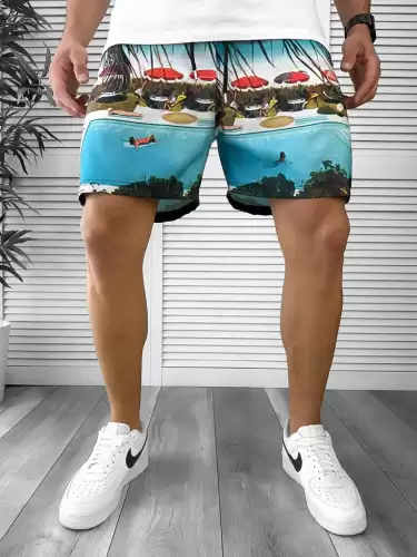 Sort de baie cu imprimeu 12588  D10-4