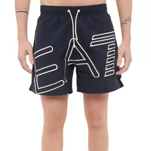 Sort de baie EA7 M OVERSIZE LOGO BOXER 2