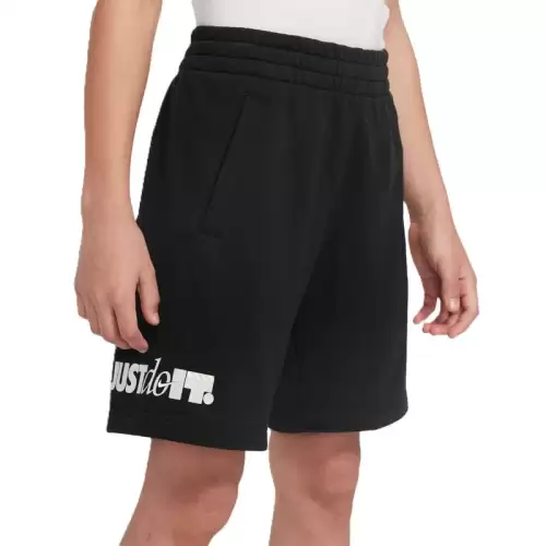 Sort Nike K NSW CLUB FT SHORT JDI HBR
