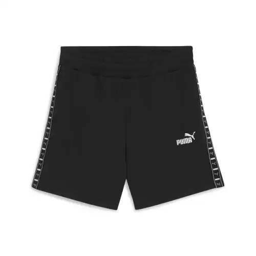 Sort Puma ESS TAPE High-Waist Shorts 5"