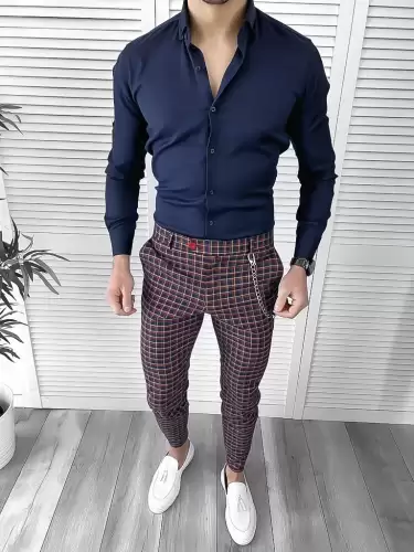 Tinuta barbati smart casual Pantaloni + Camasa 10068