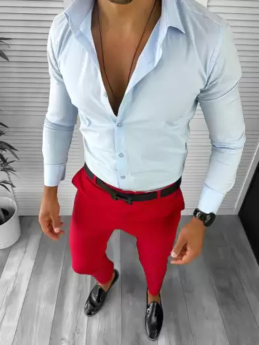 Tinuta barbati smart casual Pantaloni + Camasa 12629 E