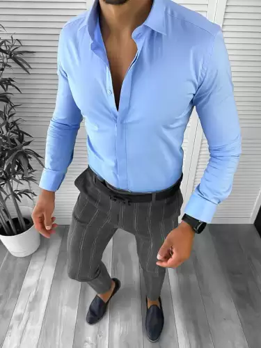 Tinuta barbati smart casual Pantaloni + Camasa  12664