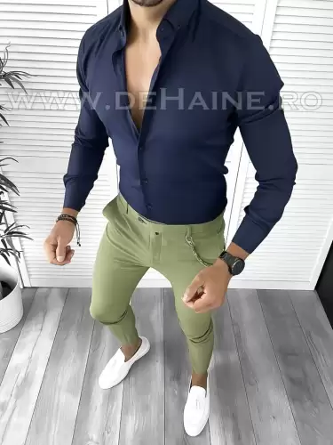Tinuta barbati smart casual Pantaloni + Camasa B9215