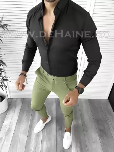 Tinuta barbati smart casual Pantaloni + Camasa B9216