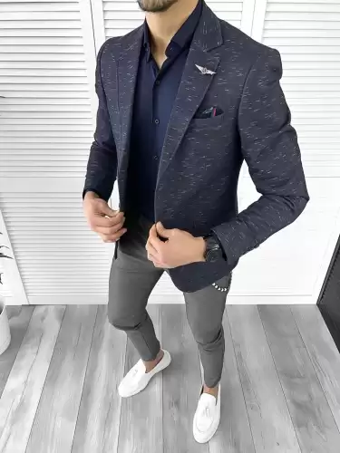 Tinuta barbati smart casual Pantaloni + Camasa + Sacou 10264