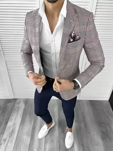 Tinuta barbati smart casual Pantaloni + Camasa + Sacou 10287