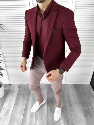 Tinuta barbati smart casual Pantaloni + Camasa + Sacou 10299