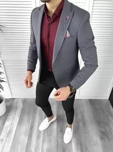 Tinuta barbati smart casual Pantaloni + Camasa + Sacou 10301