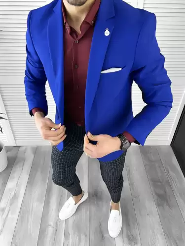 Tinuta barbati smart casual Pantaloni + Camasa + Sacou 10452