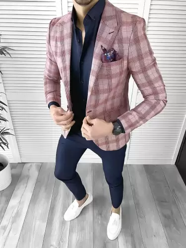 Tinuta barbati smart casual Pantaloni + Camasa + Sacou 10530