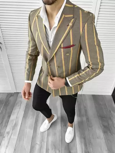 Tinuta barbati smart casual Pantaloni + Camasa + Sacou 10547