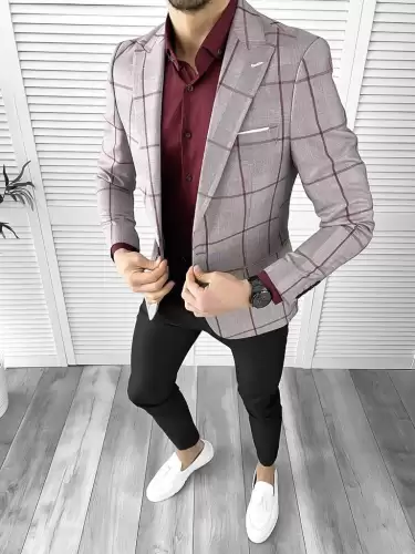 Tinuta barbati smart casual Pantaloni + Camasa + Sacou 10569