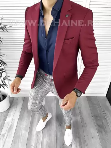 Tinuta barbati smart casual Pantaloni + Camasa + Sacou B8443