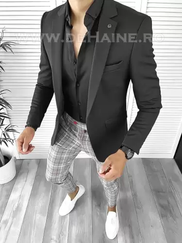Tinuta barbati smart casual Pantaloni + Camasa + Sacou B8467