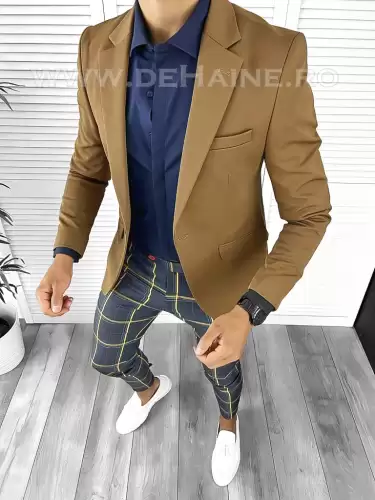 Tinuta barbati smart casual Pantaloni + Camasa + Sacou B8514