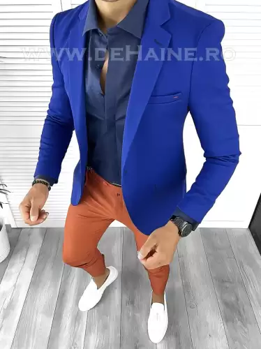 Tinuta barbati smart casual Pantaloni + Camasa + Sacou B8518