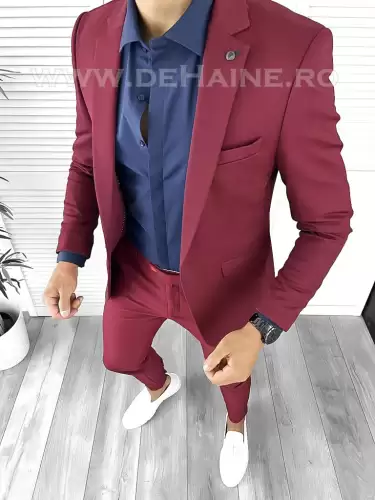 Tinuta barbati smart casual Pantaloni + Camasa + Sacou B8529