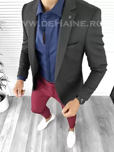 Tinuta barbati smart casual Pantaloni + Camasa + Sacou B8536