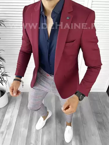 Tinuta barbati smart casual Pantaloni + Camasa + Sacou B8753