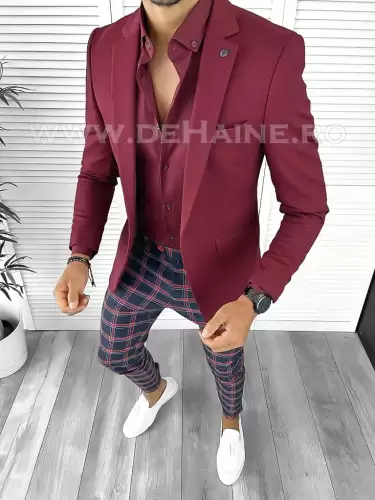Tinuta barbati smart casual Pantaloni + Camasa + Sacou B8837