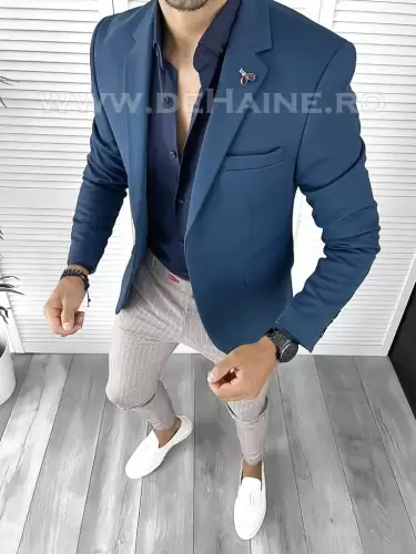 Tinuta barbati smart casual Pantaloni + Camasa + Sacou B8849