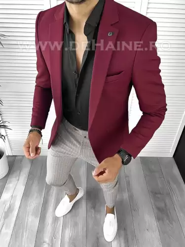 Tinuta barbati smart casual Pantaloni + Camasa + Sacou B8855