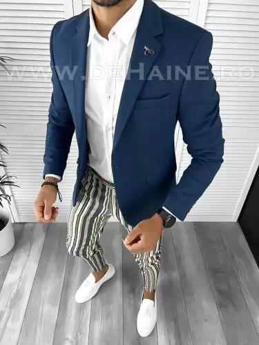 Tinuta barbati smart casual Pantaloni + Camasa + Sacou B9149