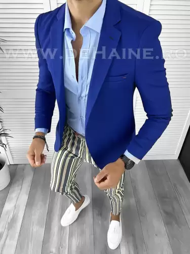 Tinuta barbati smart casual Pantaloni + Camasa + Sacou B9153