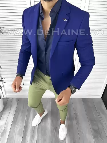 Tinuta barbati smart casual Pantaloni + Camasa + Sacou B9213
