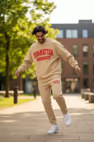 Trening barbati slim fit maro  Pantaloni + Hanorac  vatuit K170 Z16