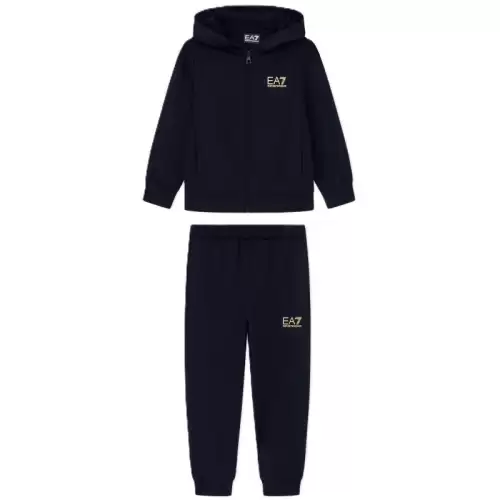 Trening EA7 TRAIN CORE ID BOY T-SUIT HOODIE FZ CH COFT CC