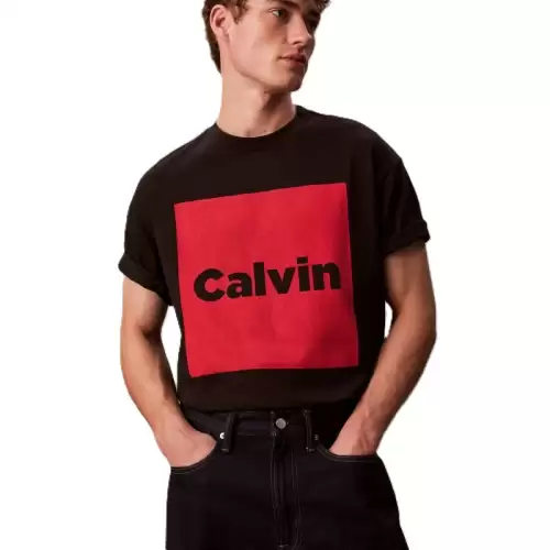 Tricou Calvin Klein SS 16S IO CALVIN BOX GRAPHICTEE